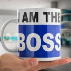 Tasse taille XXL I am the boss 