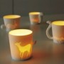 Mug lapin avec anse 3D queue d’animal 