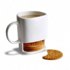 Mug avec compartiment pour biscuit 