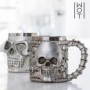 Tasse en acier inox skull 