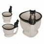 Tasse cuvette de toilette chat 