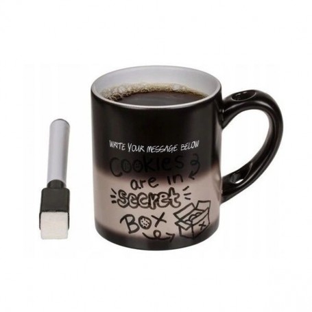 Tasse à message mystère thermoréactive avec stylo magique 