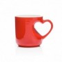 Mug anse en forme cœur 