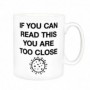 Mug respect distanciation sociale virus