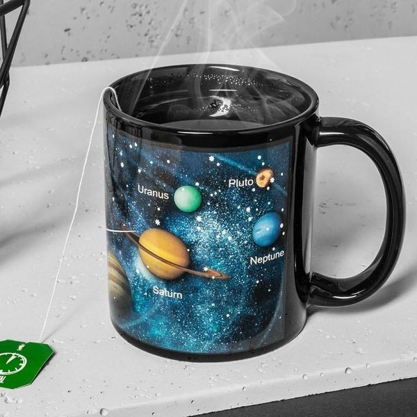 Tasse spatiale Tasse astronomie Tasse à café changeant de chaleur
