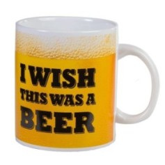 Tasse XL I Wish This Was A Beer Grand Mug