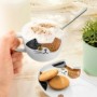 Set tasse et assiette motif chat avec cuillère