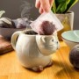 Mug chat avec compartiment sachet de thé