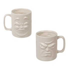 Mug deux faces content et grincheux
