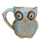Mug hibou bleu en relief