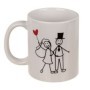 Tasse à illustration mariés