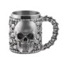 Tasse en acier inox skull 