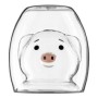 Verre double paroi cochon