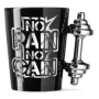 Mug sport no pain no gain haltères