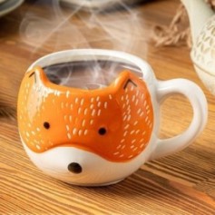 Mug tête de renard