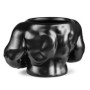 Tasse buste musclé noir mug musculation