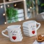 Mugs romantiques imbriqués I love You